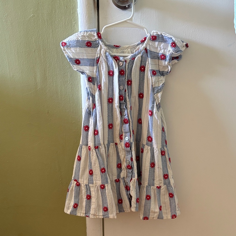 Zara Floral Jacquard Dress